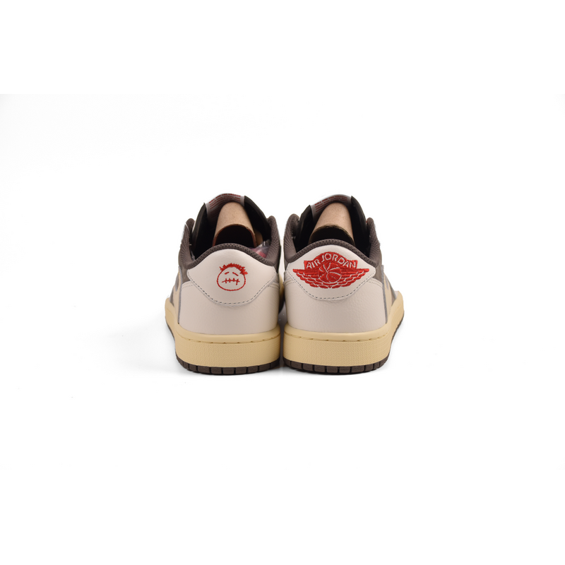 OG Travis Scott x Air Jordan 1 Low White Brown Barb