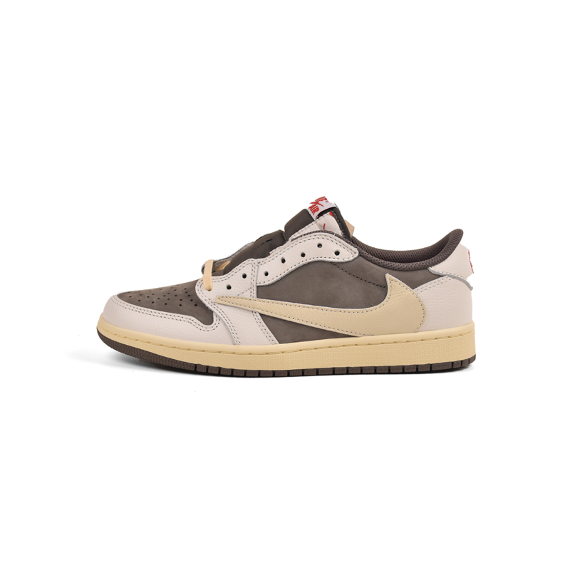 OG Travis Scott x Air Jordan 1 Low White Brown Barb