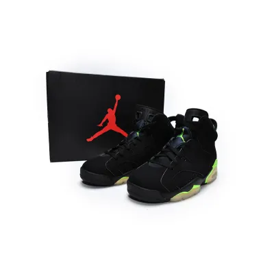 Q4 Air Jordan 6 Black Green 02
