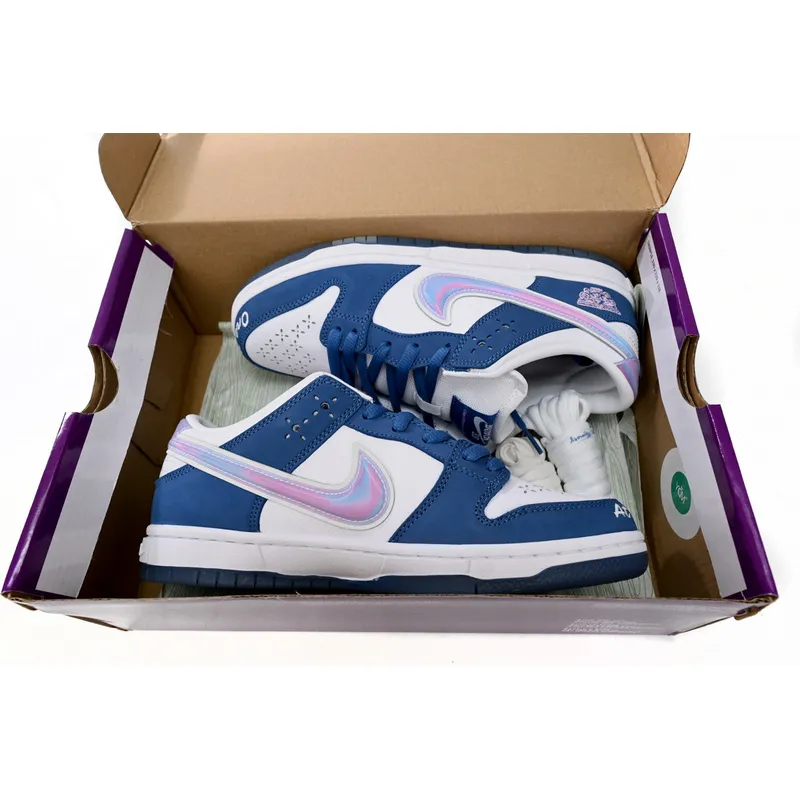 SX Born x Raised x Nike SB Dunk Low Blue White