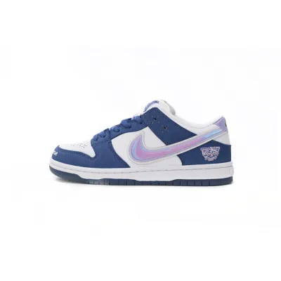 SX Born x Raised x Nike SB Dunk Low Blue White 01