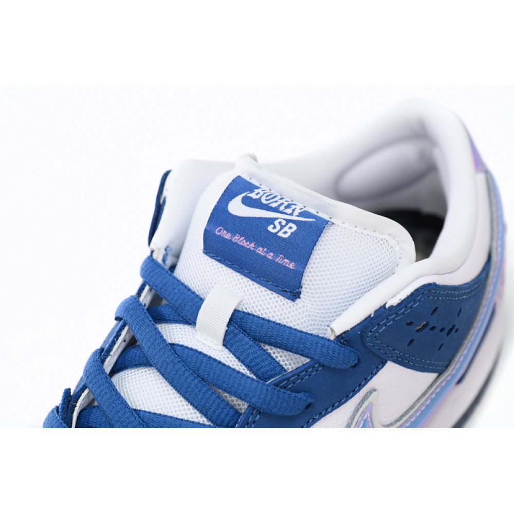 SX Born x Raised x Nike SB Dunk Low Blue White