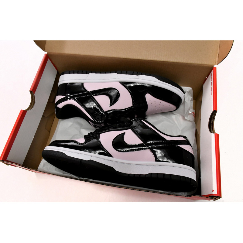 SX Nike Dunk Low Pink Black Patent