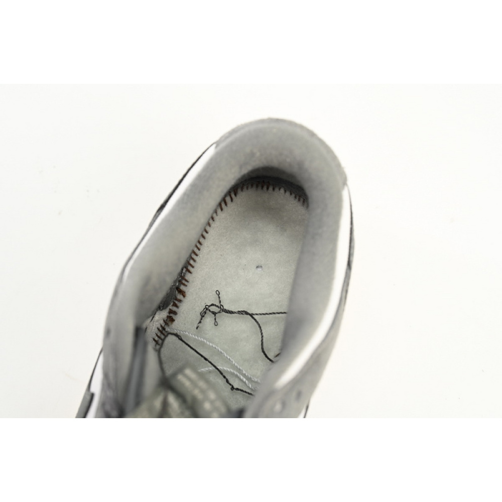 SX Nike Dunk Low White Gray Raw Rubber