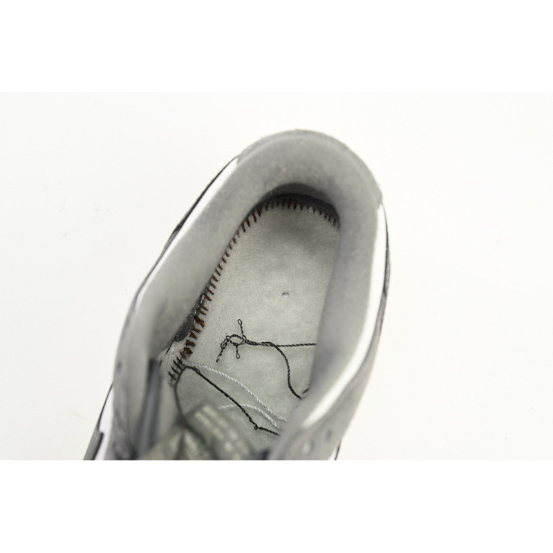 SX Nike Dunk Low White Gray Raw Rubber