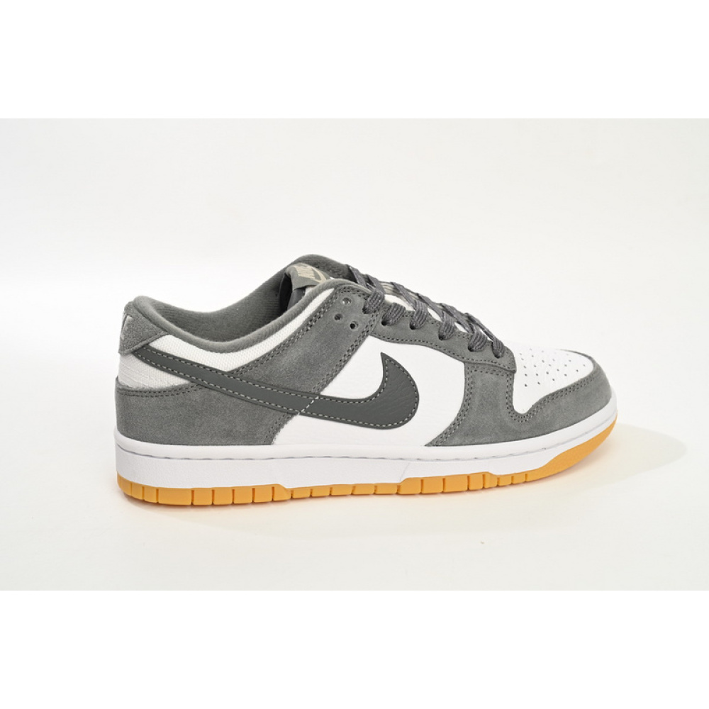 SX Nike Dunk Low White Gray Raw Rubber