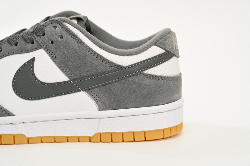 SX Nike Dunk Low White Gray Raw Rubber