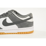SX Nike Dunk Low White Gray Raw Rubber