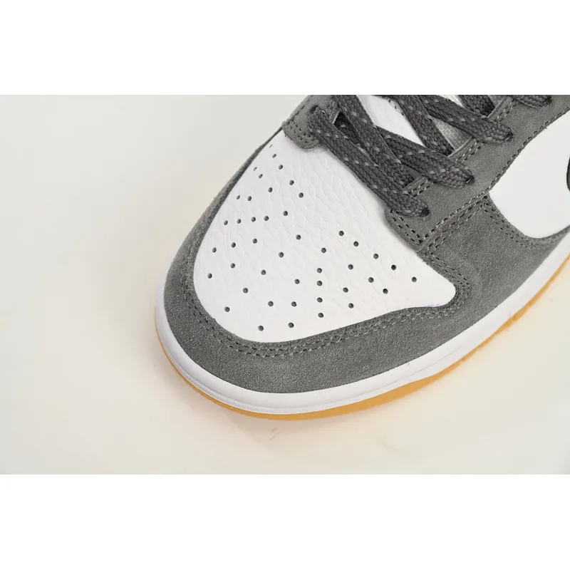 SX Nike Dunk Low White Gray Raw Rubber