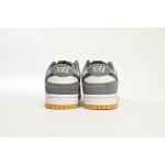 SX Nike Dunk Low White Gray Raw Rubber