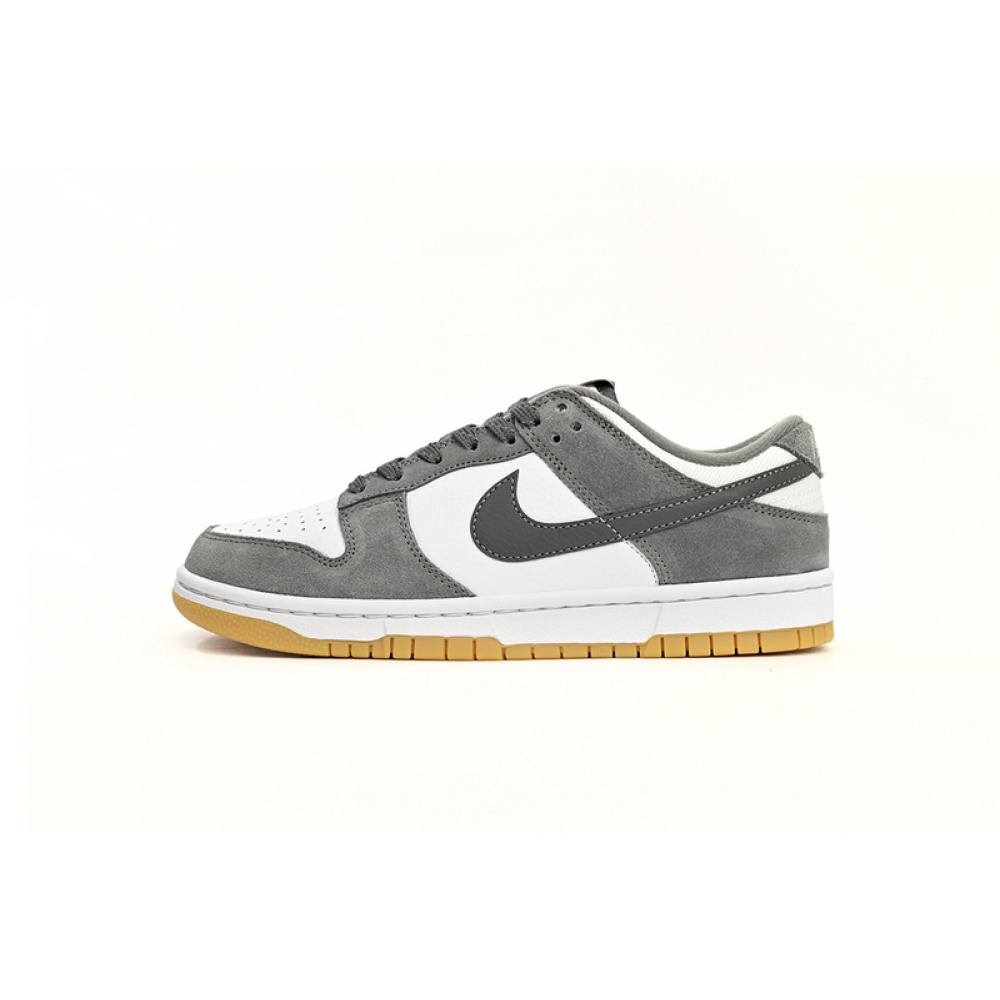 SX Nike Dunk Low White Gray Raw Rubber