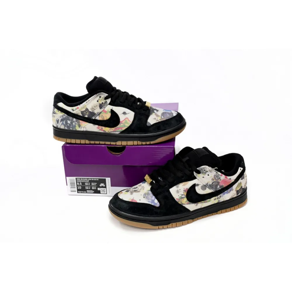 SX Supreme × Nike Dunk Low “Rammellzee”