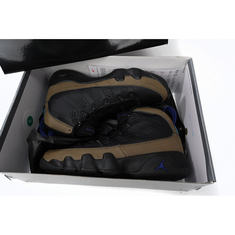 XP  Air Jordan 9 “Olive Concord”Black Brown