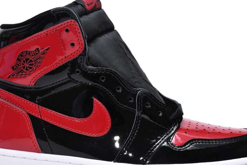 XP Air Jordan 1 High “Banned”  Patent Leather MirrorForBiddenWear