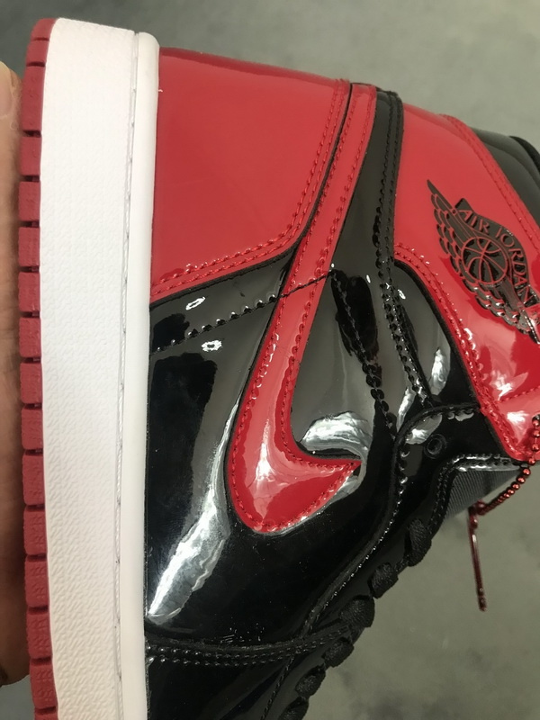 XP Air Jordan 1 High “Banned”  Patent Leather MirrorForBiddenWear