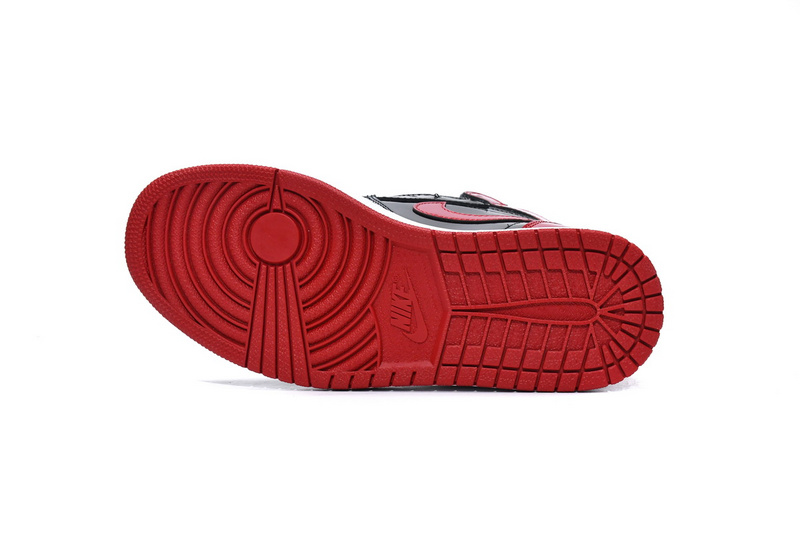 XP Air Jordan 1 High “Banned”  Patent Leather MirrorForBiddenWear