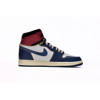 XP Union X Air Jordan 1 OG Hi Retro“Blue Toe”  02