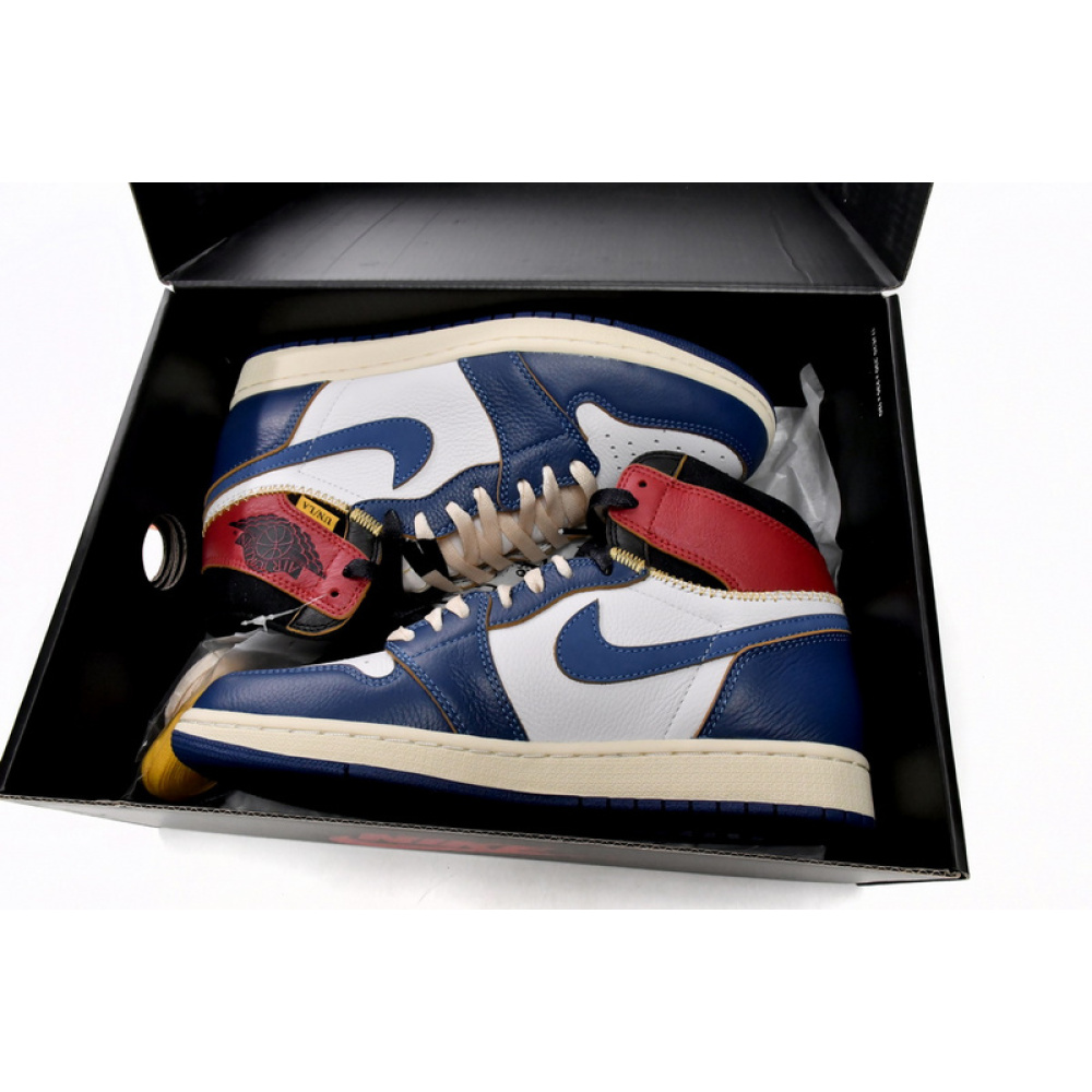 XP Union X Air Jordan 1 OG Hi Retro“Blue Toe” 