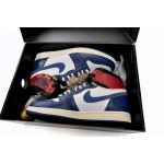 XP Union X Air Jordan 1 OG Hi Retro“Blue Toe” 