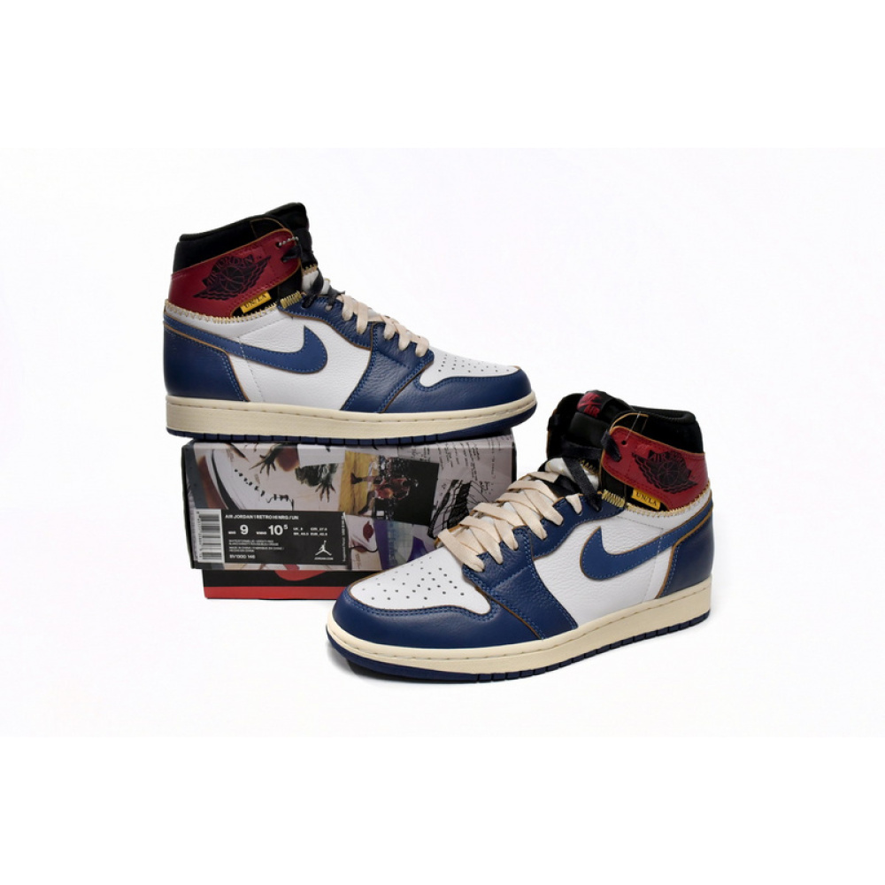 XP Union X Air Jordan 1 OG Hi Retro“Blue Toe” 