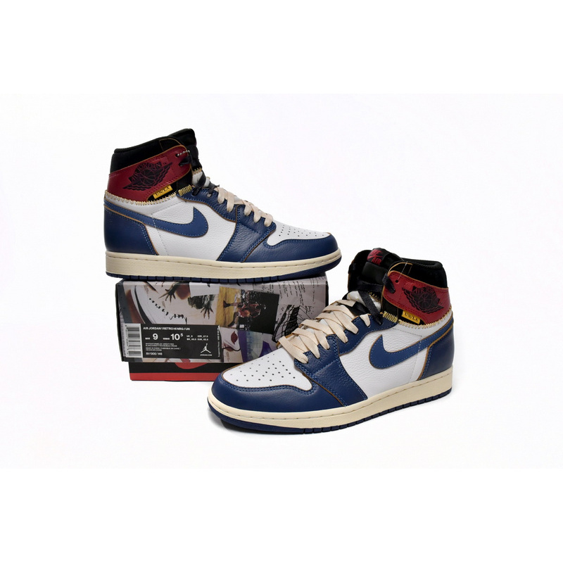 XP Union X Air Jordan 1 OG Hi Retro“Blue Toe” 
