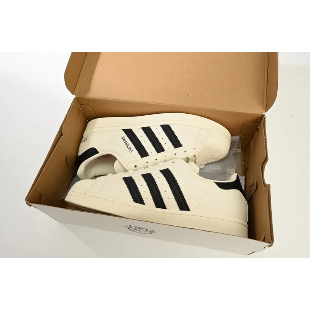  Adidas Superstar Shoes White AS Co branded White Black
