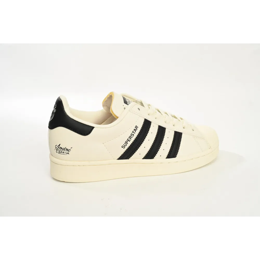  Adidas Superstar Shoes White AS Co branded White Black