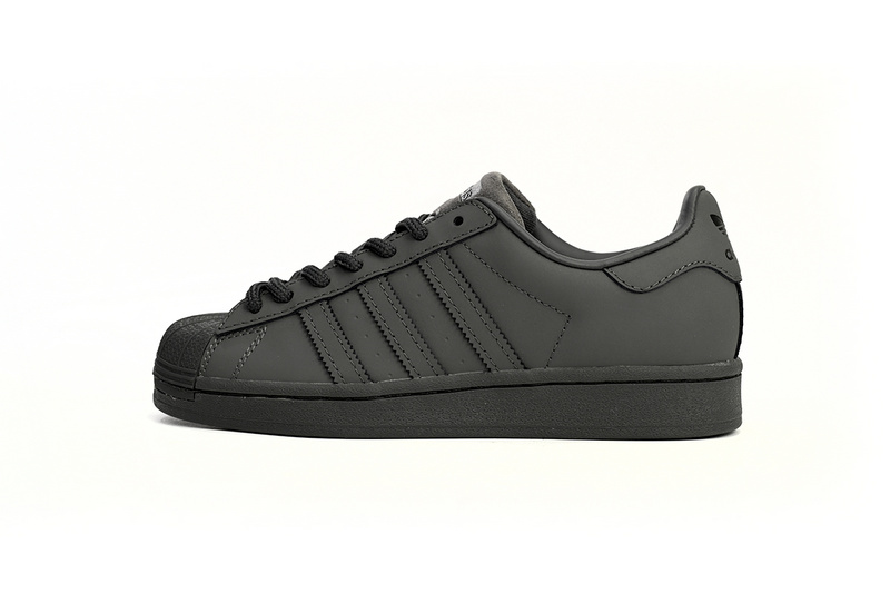  Adidas Superstar Shoes White Black Carbon Black