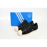  Adidas Superstar Shoes White Black Co Branded Black And White