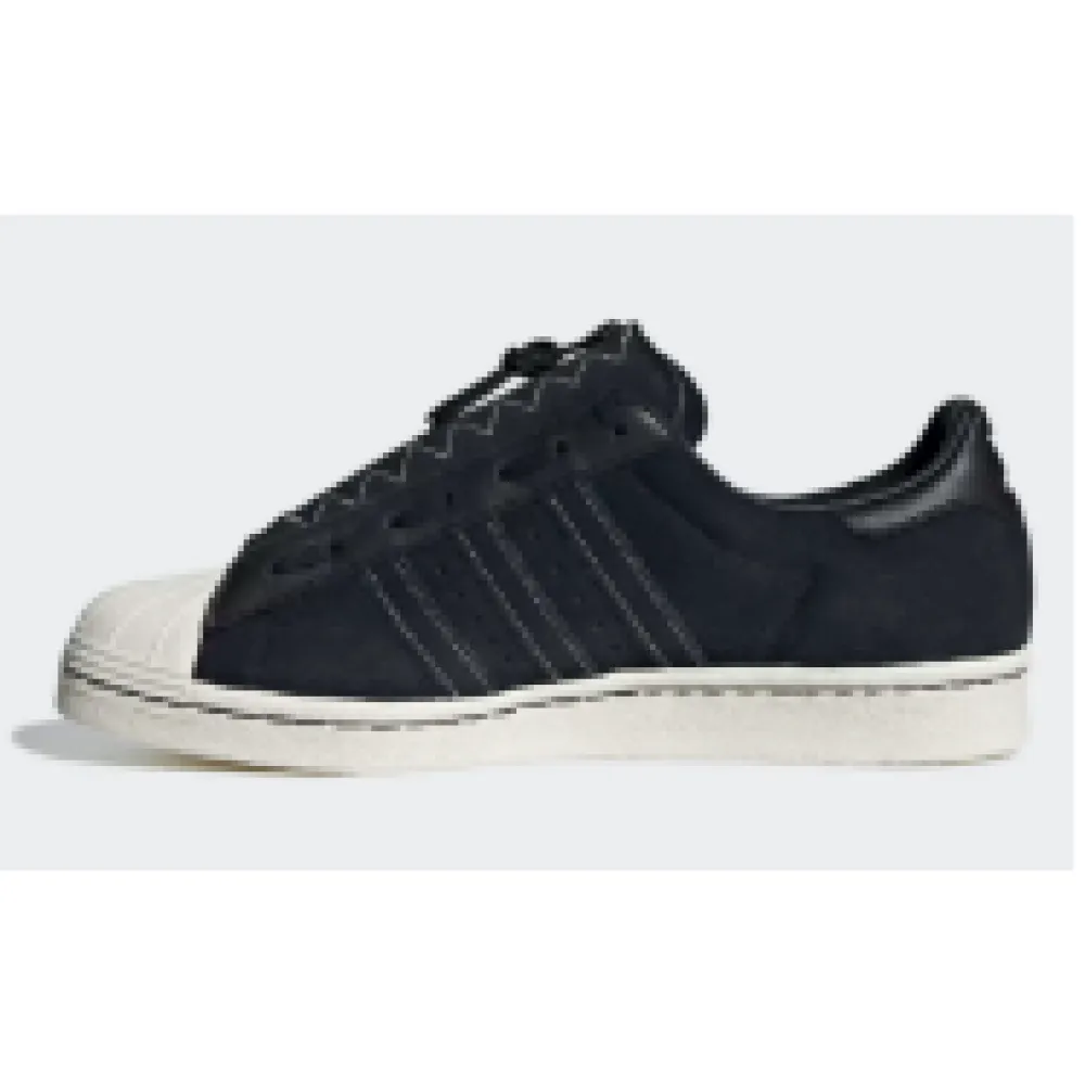  Adidas Superstar Shoes White Black Co Branded Black And White