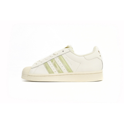  Adidas Superstar Shoes White Black Gold Beige Green 01