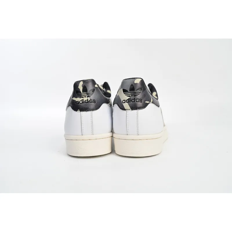  Adidas Superstar Shoes White Black Gold White