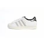 Adidas Superstar Shoes White Black Gold White