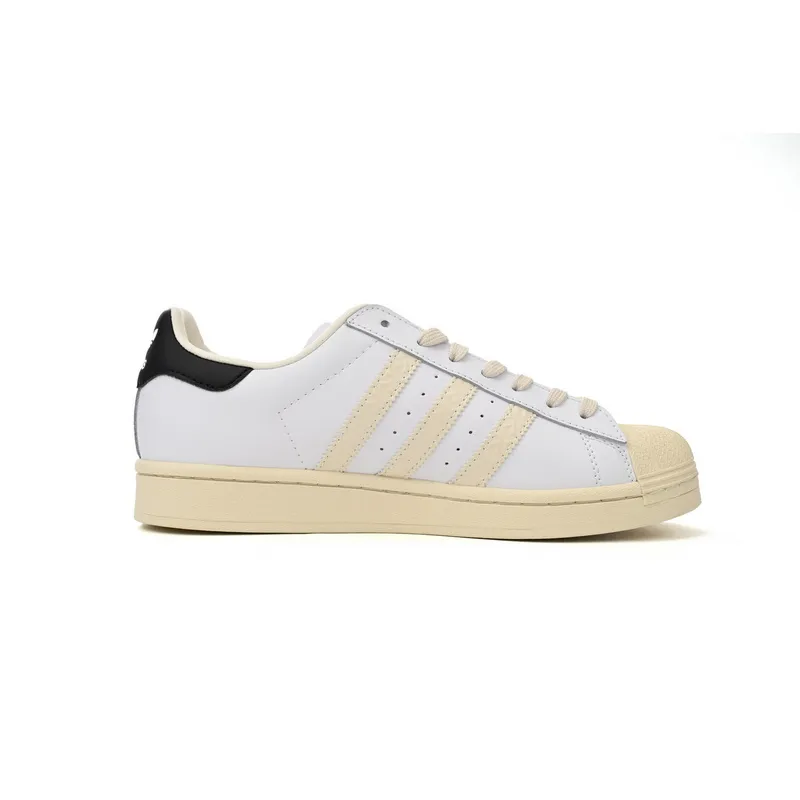  Adidas Superstar Shoes White Black Rice