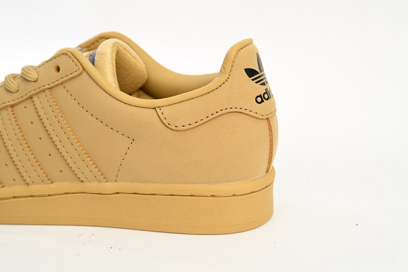  Adidas Superstar Shoes White Black Wheat Yellow