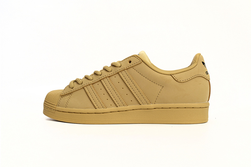  Adidas Superstar Shoes White Black Wheat Yellow