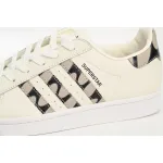  adidas Superstar Shoes White Co Branded Black And White