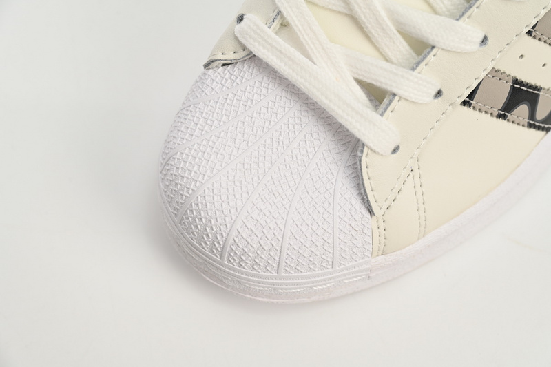  adidas Superstar Shoes White Co Branded Black And White