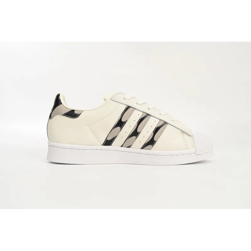  adidas Superstar Shoes White Co Branded Black And White