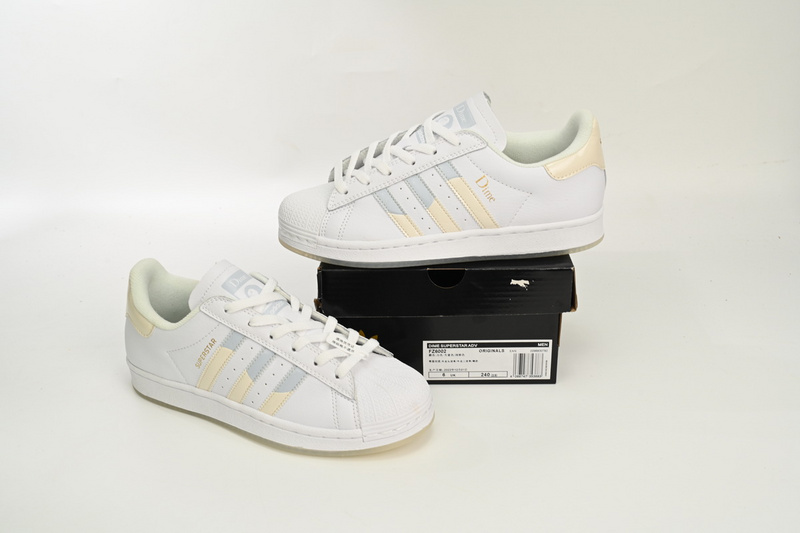  Adidas Superstar Shoes White Co Branded White
