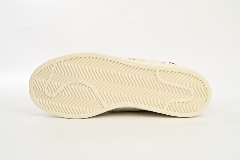  Adidas Superstar Shoes White New Cherry Blossom Gradient Black White Red