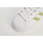  Adidas Superstar Shoes White New Cherry Blossom White Green