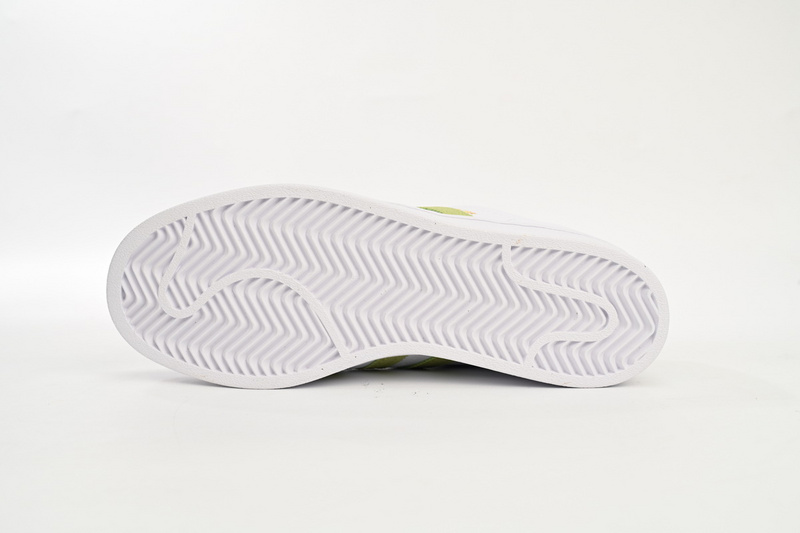  Adidas Superstar Shoes White New Cherry Blossom White Green