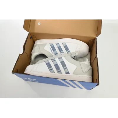  Adidas Superstar Shoes White New Cherry Denim Blue 02