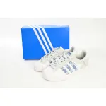  Adidas Superstar Shoes White New Cherry Denim Blue