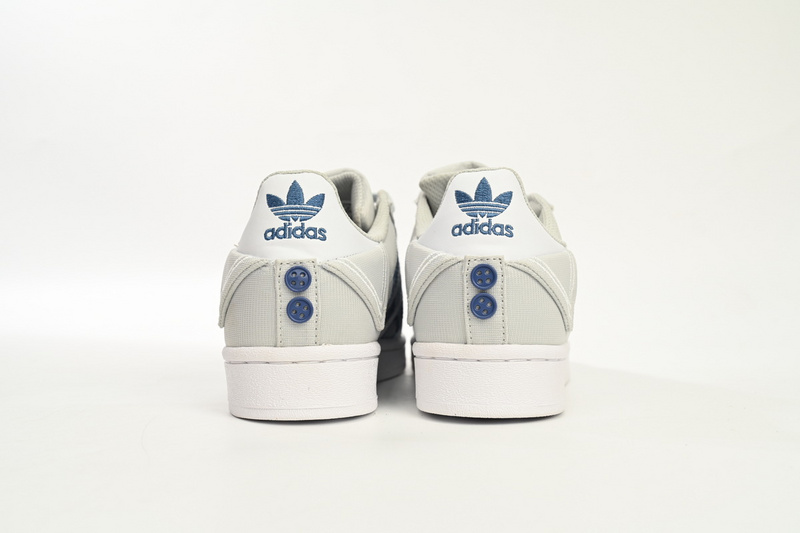  Adidas Superstar Shoes White New Cherry Denim Blue