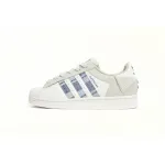  Adidas Superstar Shoes White New Cherry Denim Blue
