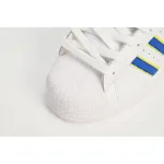  Adidas Superstar Shoes White New White Blue