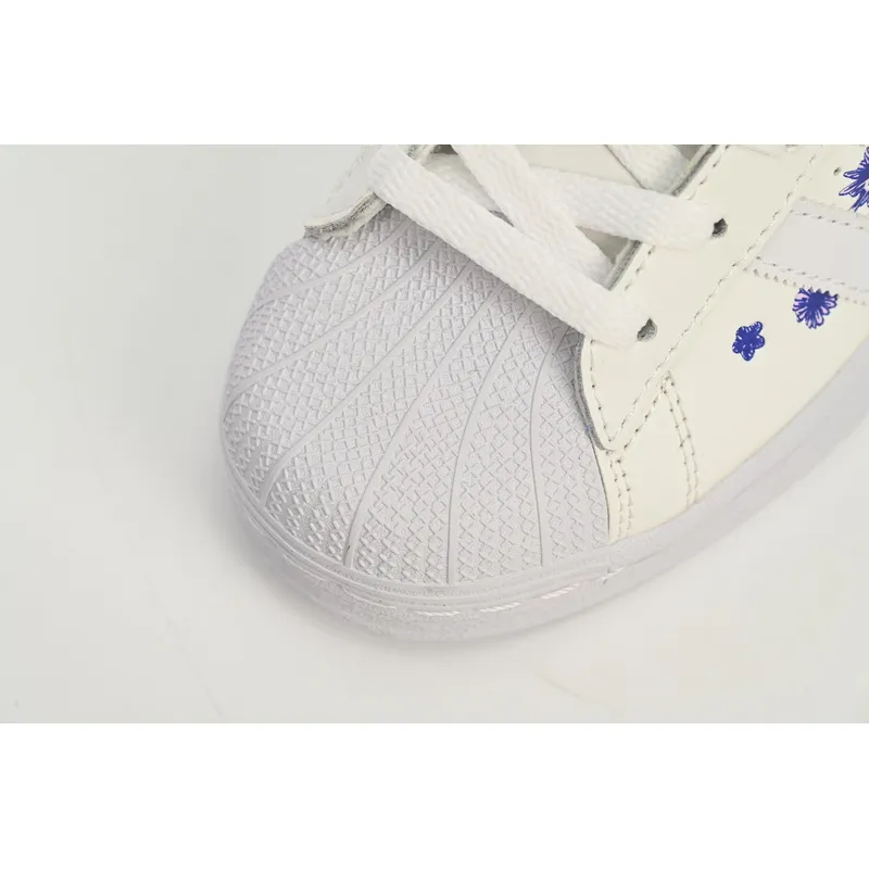  Adidas Superstar Shoes White New White Purple