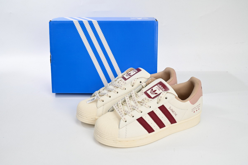  Adidas Superstar Shoes White Pink